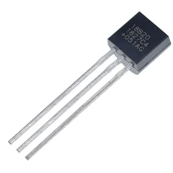 10 шт. сенсорного электронного чипа DS18B20 + DS18B20 TO-92, оригинального и нового D/C