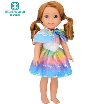 14 Дюймов 35 см, игрушки, кукольная одежда, американская кукла для новорожденных, модное платье принцессы, подарок для девочки