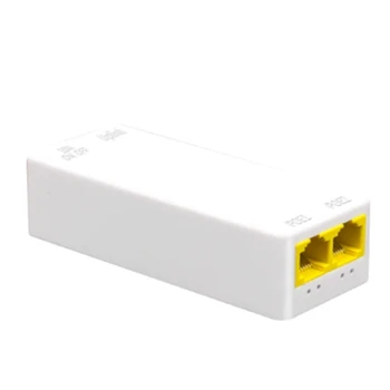 2-Портовый POE Ретранслятор 10/100 Мбит/с 1-2 Poe Удлинителя С IEEE802.3Af/At Plug & Play 48V Для Poe-коммутатора NVR IP-камеры AP