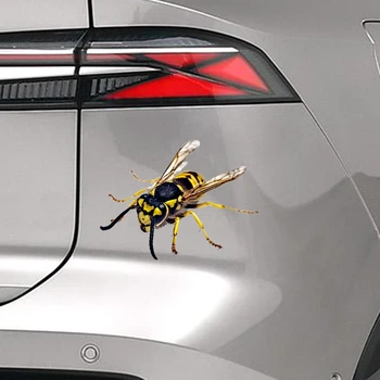 3D наклейка на автомобиль в виде ящерицы-паука, Скорпиона, 3D наклейка на окно автомобиля, зеркало с животным рисунком, наклейка на бампер, декор, водонепроницаемость, Высокая липкость