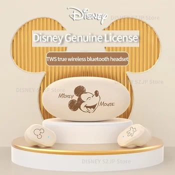 Disney DN02 Mini HIFI Sound Bluetooth Наушники Милой Формы В Виде Гальки Беспроводная Гарнитура Сенсорное Управление С Низкой Задержкой Подарок для Детей Девочек