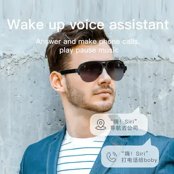 F08 Cool TWS Wireless 5.3 Bluetooth Touch с микрофоном Солнцезащитные очки с защитой от ультрафиолета Наушники для смартфонов