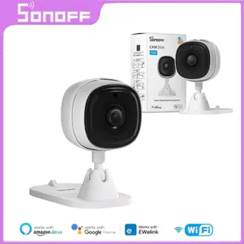 SONOFF CAM Тонкая WiFi Умная Камера Безопасности 1080P HD Сигнализация Движения Двусторонняя Связь Со Звуковой Сценой eWeLink Alexa Google Home Control