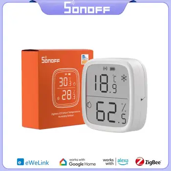 SONOFF SNZB-02D/SNZB-02 Zigbee Умный Датчик температуры И влажности С ЖК-экраном Работает С eWeLink Alexa Google Home