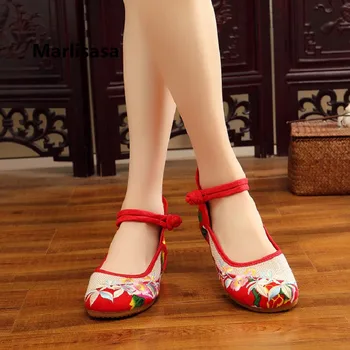 Zapatos De Mujer / Женская Модная Милая Обувь С Вышивкой, Женская Повседневная Обувь Высокого Качества, Женские Балетные Танцевальные Туфли, Sapatos G2215