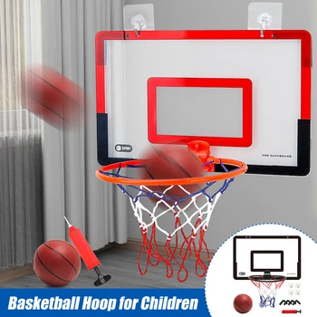 Баскетбольное кольцо для детей в помещении, безопасная Забавная игра, домашние упражнения для детей, Набор баскетбольных колец, Настенная рама, Подставка, Подвесная Задняя панель
