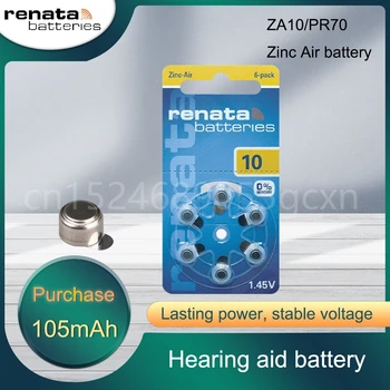 Батарейки Для Слуховых Аппаратов Renata A10 10A ZA10 10 S10 PR70 RAYOVAC PEAK Zinc Air 10/A10 Air Для Усилителя звука