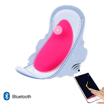 Беспроводные вибраторы Bluetooth для женщин, Стимулятор клитора, массажер для сосков, Вагинальная анальная пробка, Трусики, секс-игрушки, Женский мастурбатор