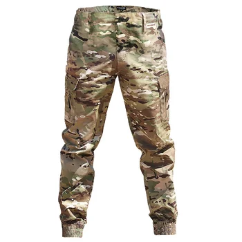 Бренд Mege, мужская модная уличная одежда, повседневные камуфляжные брюки для бега трусцой, тактические военные брюки-карго для быстрой доставки