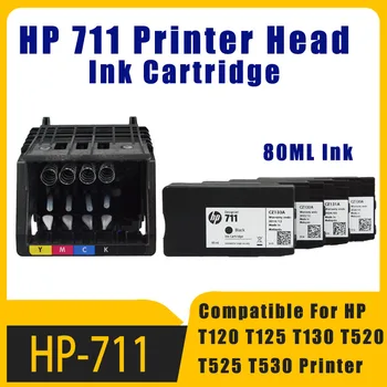 Для HP 711 Печатающая головка чернильный картридж 711B 711XL HP 711 Печатающая головка C1Q10A Для HP DesignJet T120 T125 T130 T530 T525 T520