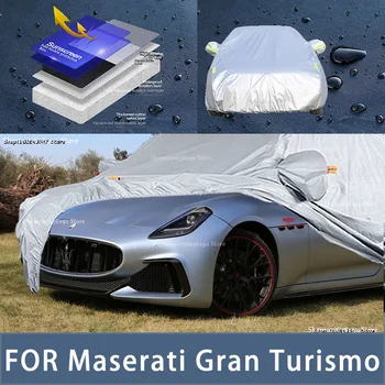 Для Maserati Gran Turismo Наружная Защита, Полные Автомобильные Чехлы, Снежный Покров, Солнцезащитный Козырек, Водонепроницаемые Пылезащитные Внешние Автомобильные аксессуары