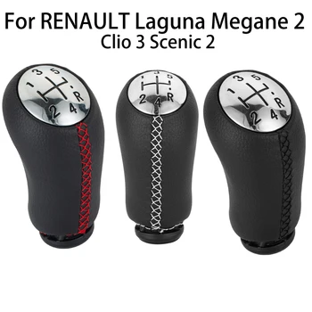 Для RENAULT Laguna Megane 2 Clio 3 Scenic 2 Upgrade Универсальная Автомобильная Ручка Переключения Передач Головка Ручки Ручка Рычага Переключения передач Автомобиля 5 Ступенчатая