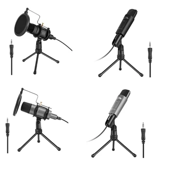 Игровые микрофоны для потоковой передачи голоса подкастов, профессиональные наборы для записи Skype, Прямая поставка