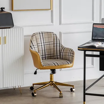 Легкие Роскошные офисные стулья, современное удобное кресло со спинкой, Простая офисная мебель, Компьютерное кресло, подъемник, Поворотное игровое кресло