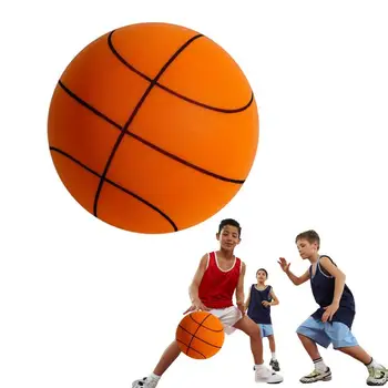 Макаронный прыгающий бесшумный мяч для бесшумного баскетбола в помещении, детская поролоновая игрушка, бесшумный мяч для домашних игр и тренировок в помещении