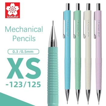 Механический карандаш SAKURA Macaron 0,3 / 0,5 мм, грифель с защитой от ломания, дизайн для письма, карандаш с ручной росписью для студентов