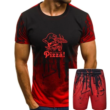 Мужская футболка 2020 Лето 100% Хлопок Pizza man Премиум-футболка Pizza Imbiss Donermann Fastfood Kult Fun Funshirt Классические Топы