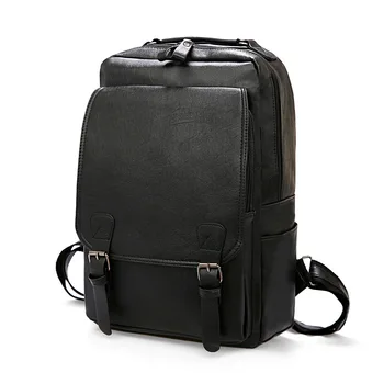 Мужской рюкзак, кожаная сумка, большие рюкзаки для ноутбуков, мужские сумки Mochila, повседневная школьная сумка для подростков, мальчиков, высококачественный рюкзак