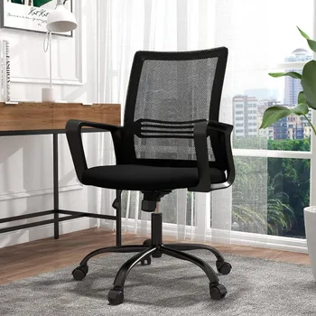 Офисное кресло PEOM LIFE, 21D x 18W x 35H дюймов, черный