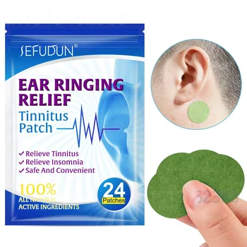 Пластыри от звона в ушах Натуральные-Травяные Снимает боль в ушах Улучшает слух и улучшает кровообращение чистка ушей