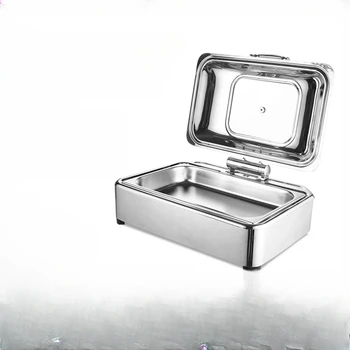Плита для шведского стола большой емкости, электрическая плита с изоляцией из нержавеющей стали, плита для шведского стола, гостиничная посуда