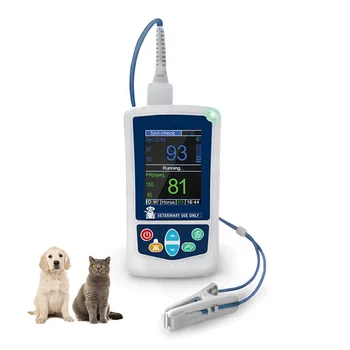 Ручной пульсоксиметр для кошек, собак, ветеринаров, Портативный Цифровой Ручной пульсоксиметр для ветеринарии