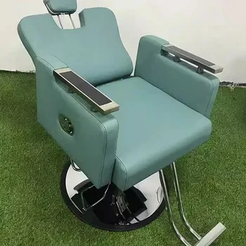 Складываемое Портативное Салонное кресло Современное Роскошное Вращающееся парикмахерское кресло с гидравлической ножкой Cadeira Коммерческая Мебель
