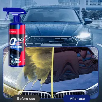 Спрей для покрытия автомобиля высокозащищенным средством для автоматической восковой полировки автомобиля Средством для нанесения керамического покрытия длительного действия Auto Polish Nano Coating Spray