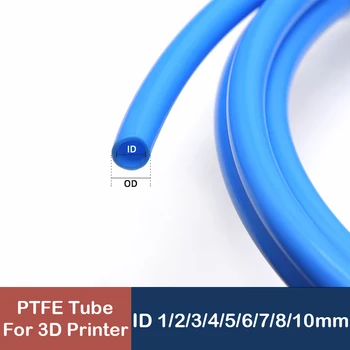 Трубка из ПТФЭ длиной 1 м для деталей 3D-принтера ID 1 2 2.5 3 4 5 6 7 8 10 шланг с изоляцией мм F46, жесткая труба 600 В