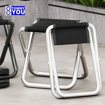 Уличные портативные складные стулья скамейка для боевой готовности, рыболовные стулья, путешествия, кемпинг, очереди в метро, ультралегкие складные стулья