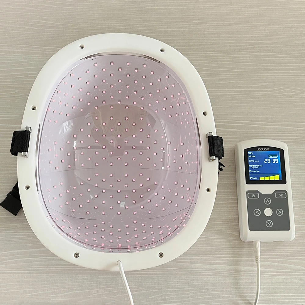 ZJZK Профессиональное устройство для обработки мозговых волн медицинского класса, фотобиомодуляция для лечения депрессии и тревоги, без побочных эффектов